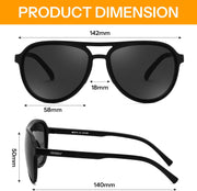 ÉÌƷͼƬ 42 | B0GVSV8P8S | FEISEDY Polarized Aviator Sunglasses for Men Women Trendy Sports TR90 B0378