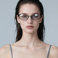 商品图片 2 | B0F6MW26L2 | FEISEDY Oval Blue Light Glasses for Woman Vintage Small Face Lightweight Eyeglasses Retro Nerd Y2K Frame B0290