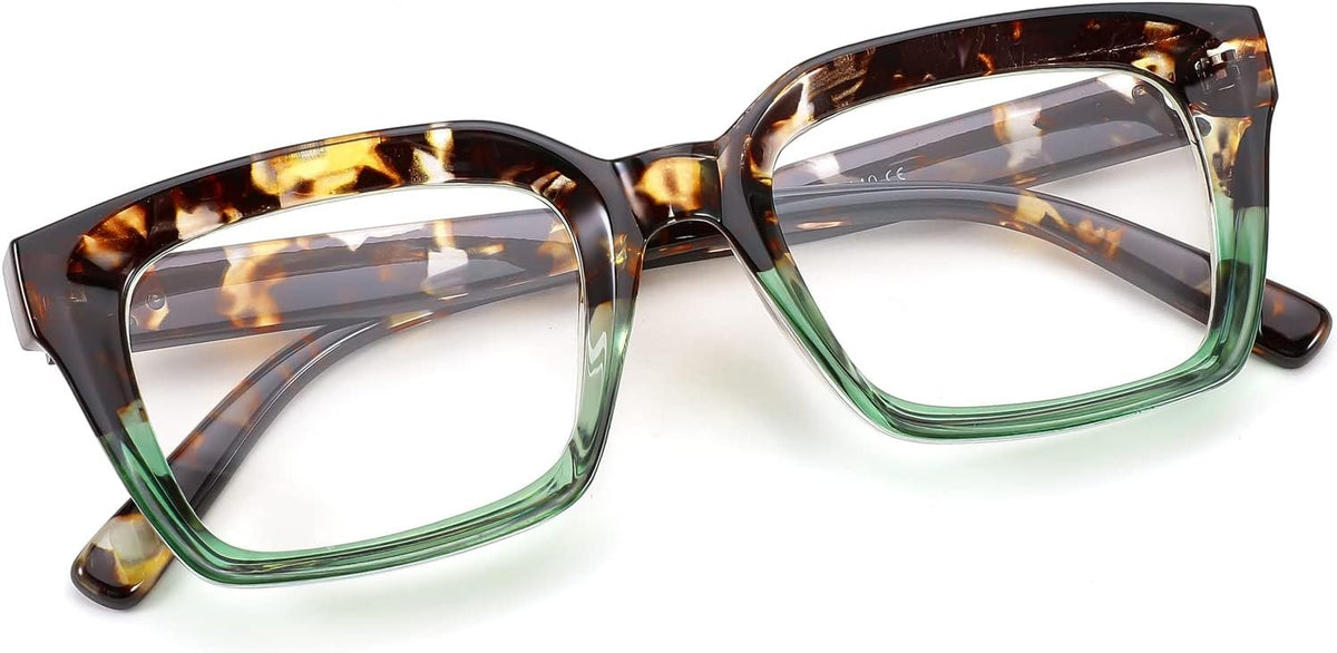 ÉÌƷͼƬ 23 | B082SGFPVF | FEISEDY Glasses Frame Womens, Square Thick Eyeglasses Frame, Classic Eyewear for Men B2461