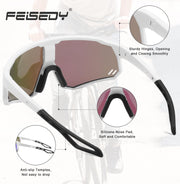 ÉÌƷͼƬ 16 | B0D78XVKSX | FEISEDY Polarized Cycling Glasses Sports Sunglasses, UV400 Protection Baseball Running Glasses for Men Women Youth B0180