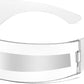 Transparent| Silver Stripe / 70 Millimeters | B0HBJMCXCD | FEISEDY 80s Futuristic Cyclops Cyber Visor Sunglasses Men Women Punk Style Cosplay B2740