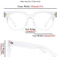 商品图片 14 | B0DBQFZT73 | FEISEDY Retro Square Thick Big Frame Blue Light Blocking Reading Glasses Anti Glare Digital Eyestrain Reader B2523