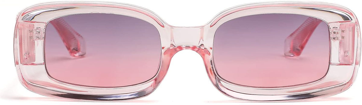 ÉÌƷͼƬ 42 | B0B12FXZW5 | FEISEDY Rectangle Sunglasses for Women Men Retro Y2k 90s Thick Frame Chunky Square Sunglasses UV400 Protection B2307