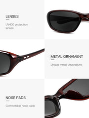 ÉÌƷͼƬ 20 | B0GLGJQXJW | FEISEDY Y2K Bug Eye Cat Eye Oval Sunglasses for Women Men B0407