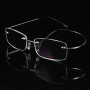 ÉÌƷͼƬ 3 | B08LNLRPLD | FEISEDY Lightweight Rimless Titanium Stainless Steel Anti-Blue Light Reading Glasses B2686
