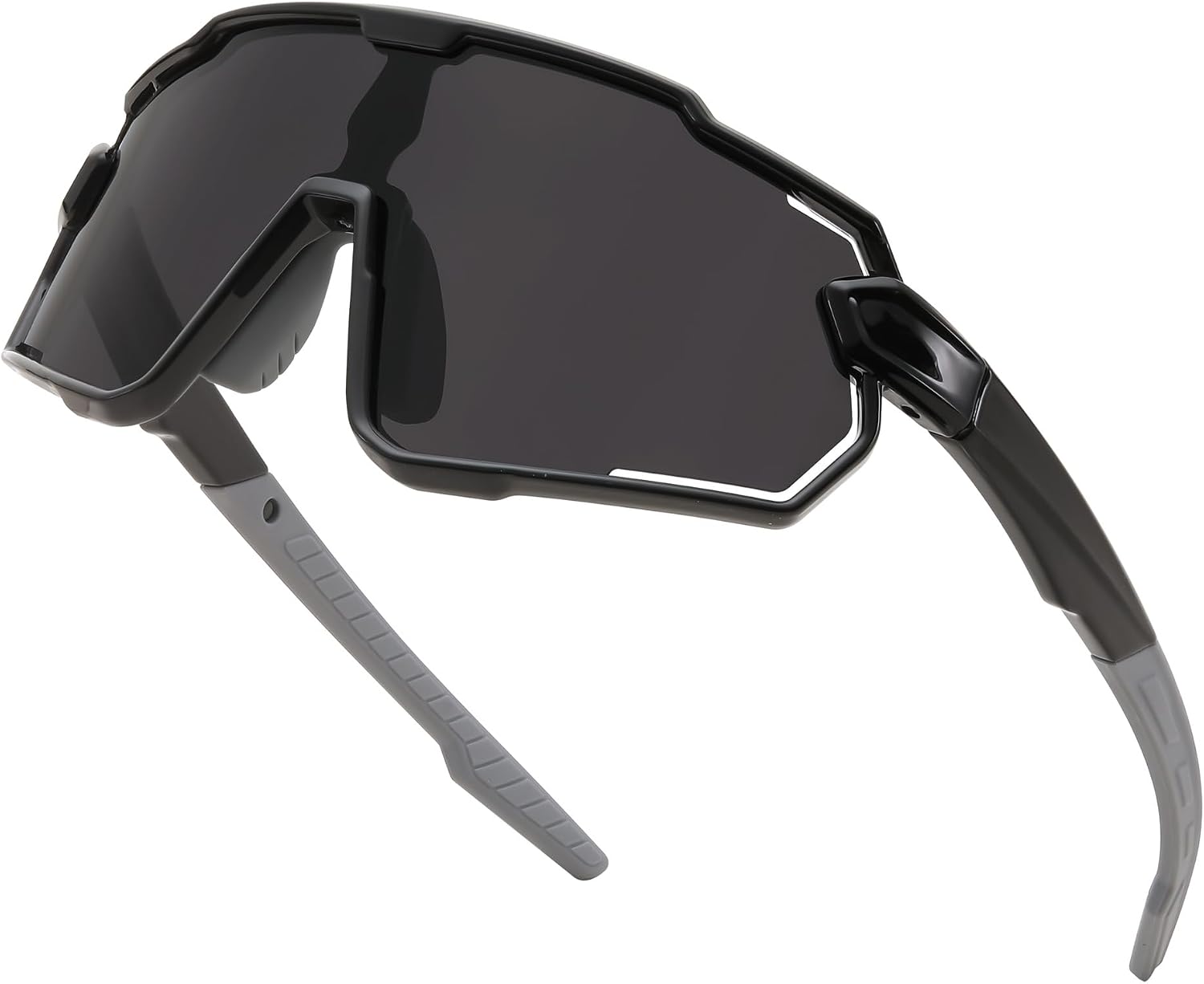 Black Frame Grey Lens / Small | B0D6Y674YH | FEISEDY Kids Teens Baseball Polarized Sunglasses Lightweight Frame UV400 Sports Cycling Shades for Boys Girls B0190