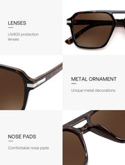 ÉÌƷͼƬ 21 | B0H1W78PMP | FEISEDY Retro Square Aviator Sunglasses Women Men 70s Trendy B0434
