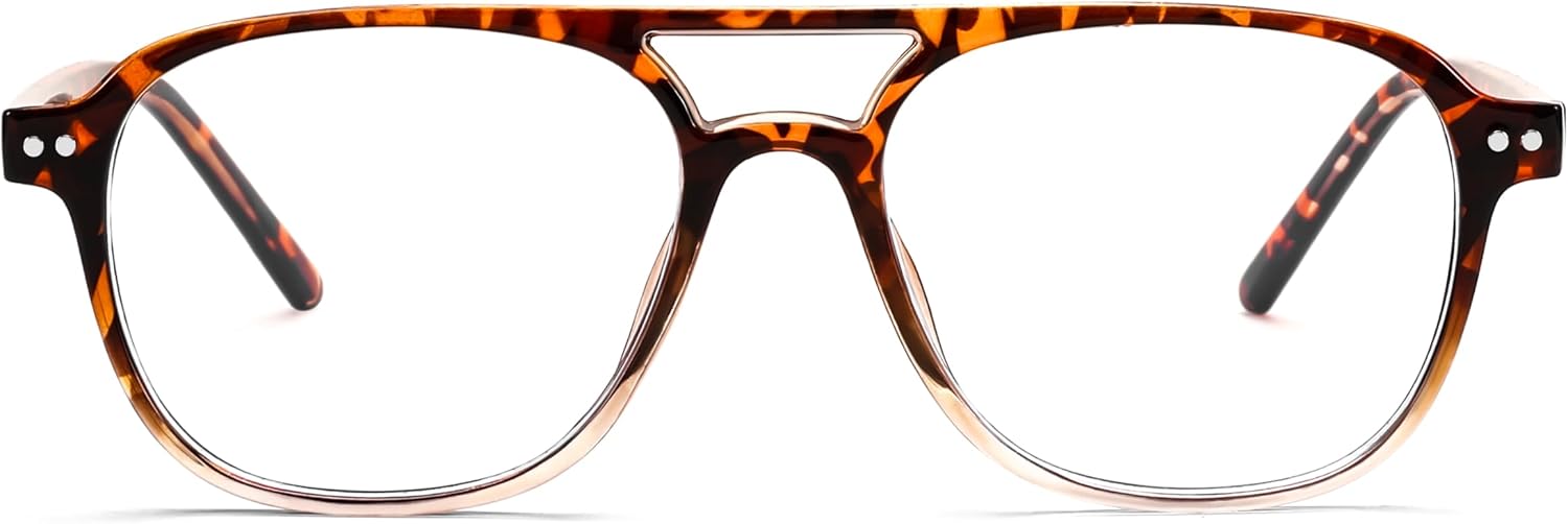 商品图片 42 | B0CY2LFJP7 | FEISEDY Blue Light Blocking Glasses Women Men Square Computer Lightweight Pilot Glasses Anti Eyestrain & UV Glare B0141