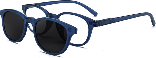 Blue Frame/Gray Lens / 3.0 x | B0C9DFR2Z4 | FEISEDY Fashion Reading Sunglasses Women Men Square Reader Sunglasses UV400 Protection Polarized Lens B2390