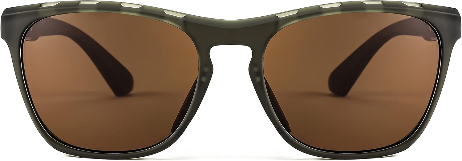 商品图片 2 | B0BMTM1T1B | FEISEDY Polarized Sunglasses for Men,Lightweight TR90 Square Frame,Sports Fishing Golf UV400 Protection B2998