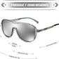 商品图片 27 | B0DSV55WLM | FEISEDY Polarized Sunglasses Men Women Mirrored One Piece Lens B0277