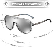 ÉÌƷͼƬ 27 | B0DSV55WLM | FEISEDY Polarized Sunglasses Men Women Mirrored One Piece Lens B0277