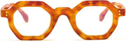 ÉÌƷͼƬ 3 | B0CSSL3RWH | FEISEDY Retro Octagon Blue Light Glasses for Women Men Vintage Polygon Anti Glare Eyeglasses B0102