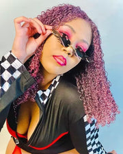 ÉÌƷͼƬ 40 | B09JK7M3SQ | FEISEDY Fire Flame Sunglasses for Women Mirror Rimless Fire Shaped Novelty Sunglasses B2839
