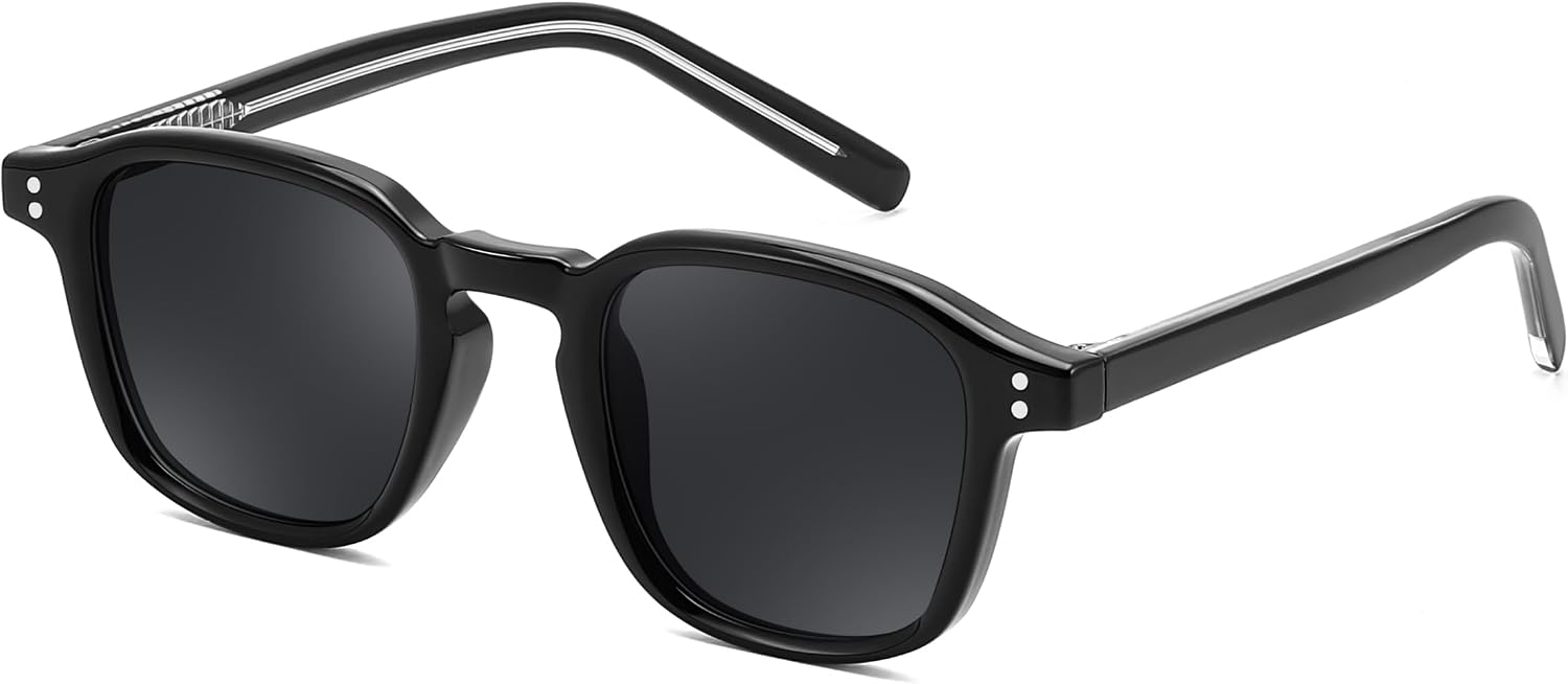 商品图片 8 | B0FHKKRN89 | FEISEDY Retro Square Sunglasses Women Men Vintage Trendy Shades UV400 Protection B0306