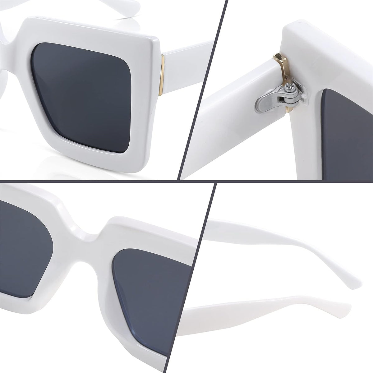 ÉÌƷͼƬ 30 | B0BZRNQQL1 | FEISEDY Oversized Square Sunglasses for Women Fashion Shades Luxury Big Sun Glasses UV400 Protection B2380