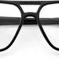商品图片 9 | B0CNCZF5FL | FEISEDY Retro Aviator Reading Glasses Square Readers for Women Men B0068 | Spring Hinge, Blue Light Reading Glasses,Stylish reading glasses for men