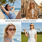 ÉÌƷͼƬ 9 | B0GYW69THN | FEISEDY Reading Glasses for Women Men Retro Oval Reader Sunglasses B1379