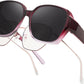 商品图片 8 | B0CPJ88KXS | FEISEDY Fit Over Glasses Sunglasses Polarized for Women Sunglasses Over Prescription Glasses Oversized UV Protection B1114