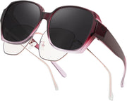 ÉÌƷͼƬ 8 | B0CPJ88KXS | FEISEDY Fit Over Glasses Sunglasses Polarized for Women Sunglasses Over Prescription Glasses Oversized UV Protection B1114