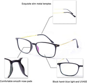 ÉÌƷͼƬ 5 | B08GYNK91H | FEISEDY Blue Light Blocking Computer Reading Glasses Lightweight Frame Anti Eyestrain for Men Women B2681