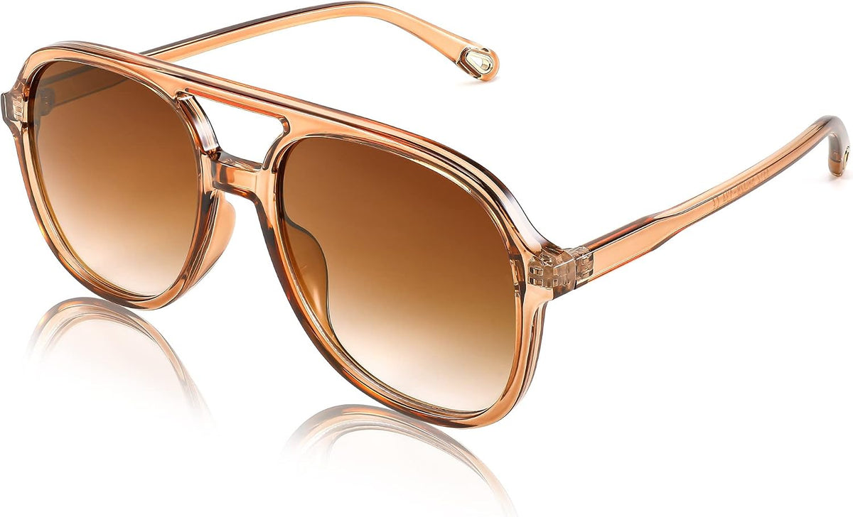 ÉÌƷͼƬ 2 | B0C27PGFFJ | FEISEDY Retro Aviator Sunglasses Women Men Classic Square Shades Trendy Sun Glasses UV400 Protection B2394