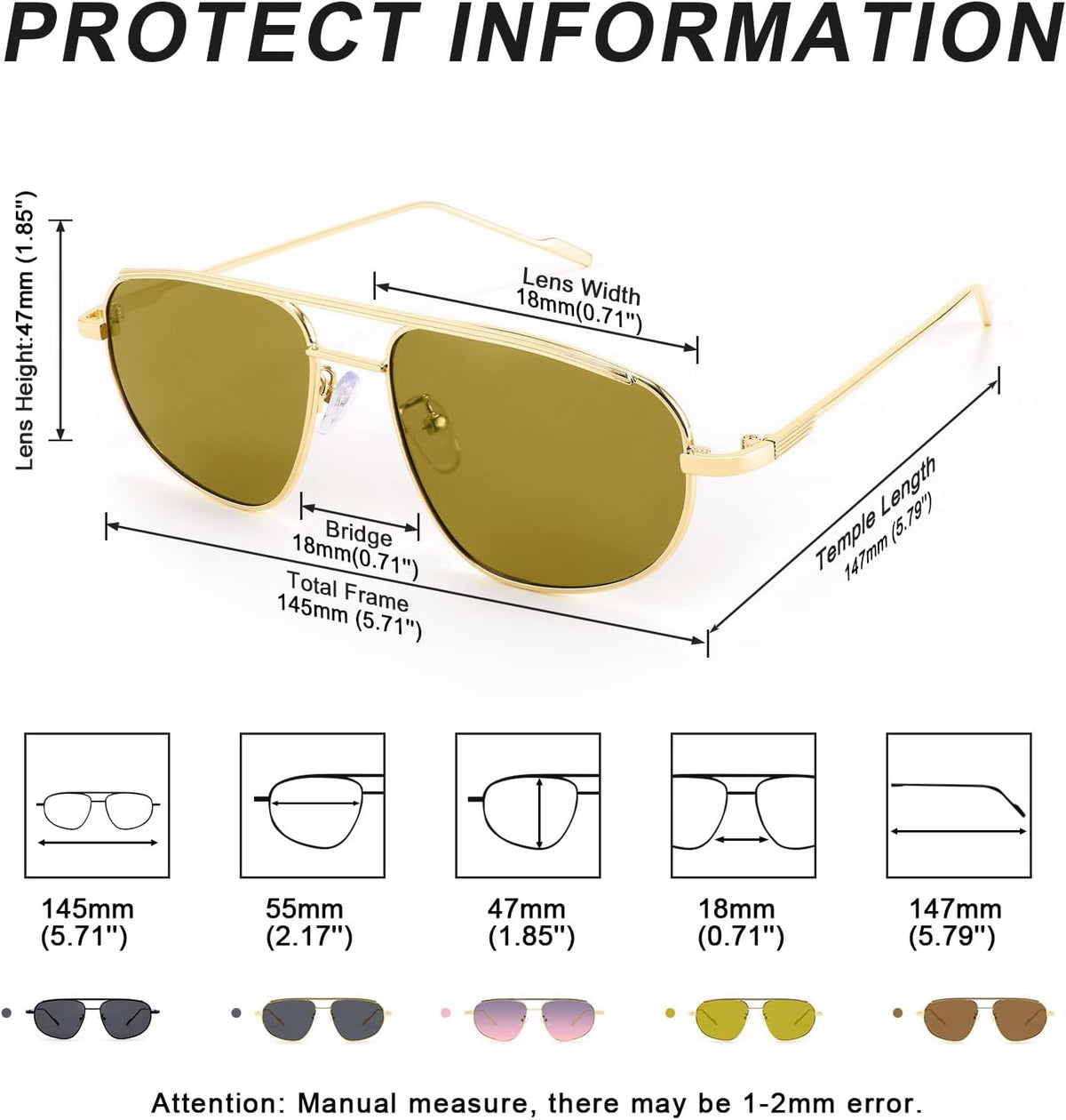ÉÌƷͼƬ 35 | B09XDVK9DG | FEISEDY Retro Trendy Aviator Sunglasses Women Men 90s Small Vintage Glasses Stylish Gold Metal Oval Sunglasses B2906