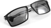 Silver / 58 Millimeters | B08NWWXS1K | FEISEDY Polarized Sunglasses Rectangular Metal Ultra Lightweight Men's Sunglasses B2704