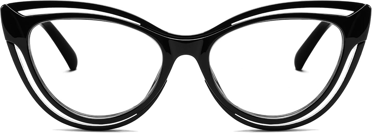 ÉÌƷͼƬ 2 | B0D56HXLGF | FEISEDY Blue Light Blocking Glasses Women Vintage Cat Eye Frame Anti Fatigue B0169