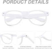 商品图片 16 | B0DSPKNSFY | FEISEDY Classic Square Eyewear Frame Clear Lens Retro Nerd Fake Glasses for Men Women Cosplay Costume Eyeglasses B0276