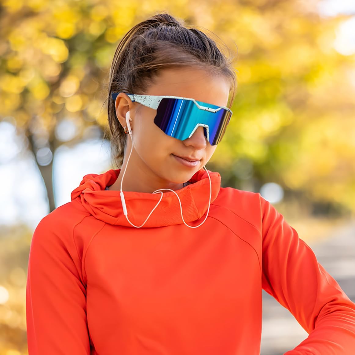 ÉÌƷͼƬ 25 | B0CCJ9N8C5 | FEISEDY Kids Sports Sunglasses UV400 for Youth, Ages 8-16 B0048