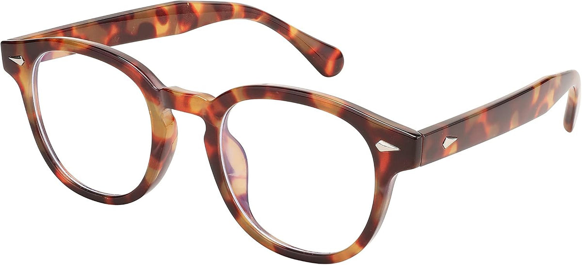 商品图片 13 | B0BRZ8QG4K | FEISEDY Retro Vintage Round Blue Light Blocking Glasses Classic Eyewear Frame for Women Men B2349