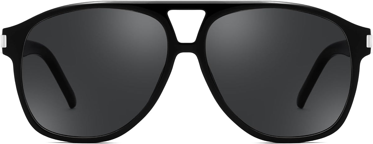 ÉÌƷͼƬ 35 | B0GXMV1N2N | FEISEDY Retro Aviator Sunglasses for Women Men Square Sunnies 70s Pilot Style Lightweight UV400 Shades B0421