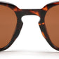 002 Leopard Frame/Brown Lens / 46 Millimeters | B0CCP8DMY2 | FEISEDY Classic Polarized Sunglasses Retro Round Sunglasses for Women Men Trendy Shades B0002