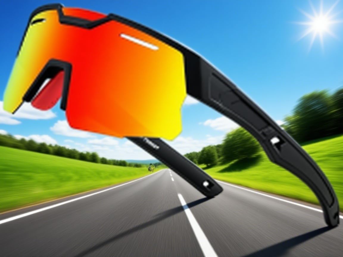 商品图片 4 | B0DJSXXWD7 | Teens Baseball Sunglasses Sports Cycling Glasses for Youth B0157