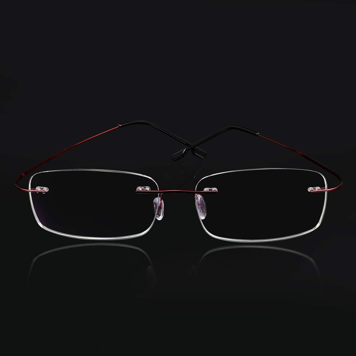 ÉÌƷͼƬ 23 | B08LNLRPLD | FEISEDY Lightweight Rimless Titanium Stainless Steel Anti-Blue Light Reading Glasses B2686