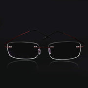 ÉÌƷͼƬ 23 | B08LNLRPLD | FEISEDY Lightweight Rimless Titanium Stainless Steel Anti-Blue Light Reading Glasses B2686
