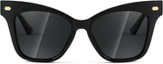 ÉÌƷͼƬ 3 | B0CJNSZC8B | FEISEDY Trendy Polarized Sunglasses, Retro Cateye Frame for Women, UV400 Protection Shades B0009