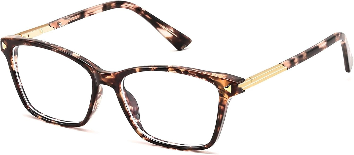 Tortoise / 54 Millimeters | B0FZTF9RDP | FEISEDY Blue Light Glasses for Women Men TR90 Computer Phone Gaming B0370 | Blue Light Blocking Glasses, Anti Eyestrain and Glare, Soft Comfortable Fit with Spring Hinges
