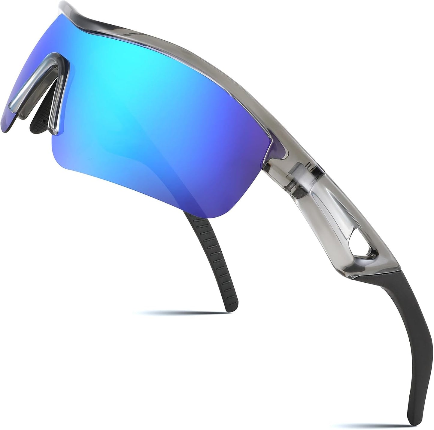 商品图片 25 | B0C7189J4Z | FEISEDY Men Sunglasses, Polarized Cycling Sunglasses, UV400 Sports Baseball Running Fishing Hiking Shades B2372