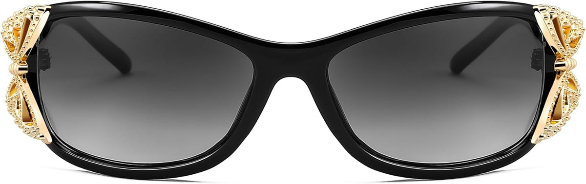 ÉÌƷͼƬ 18 | B0CNRQ7WVZ | FEISEDY Y2K Women Polarized Sunglasses Butterfly Wrap Around UV400 Shades