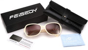 ÉÌƷͼƬ 67 | B08LPZDDKZ | FEISEDY Womens Polarized Sunglasses Square Wraparound Shades UV400 Mirrored Trendy Sun Glasses for Women B2526
