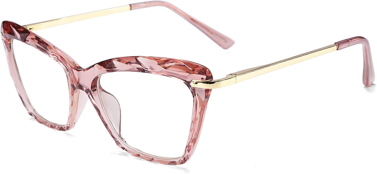 商品图片 40 | B07FR6SSY6 | FEISEDY Cat Eye Glasses Frame Clear Lenses Lightweight Eyewear for Women B2440