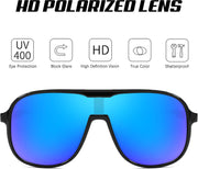 ÉÌƷͼƬ 6 | B0DSV55WLM | FEISEDY Polarized Sunglasses Men Women Mirrored One Piece Lens B0277