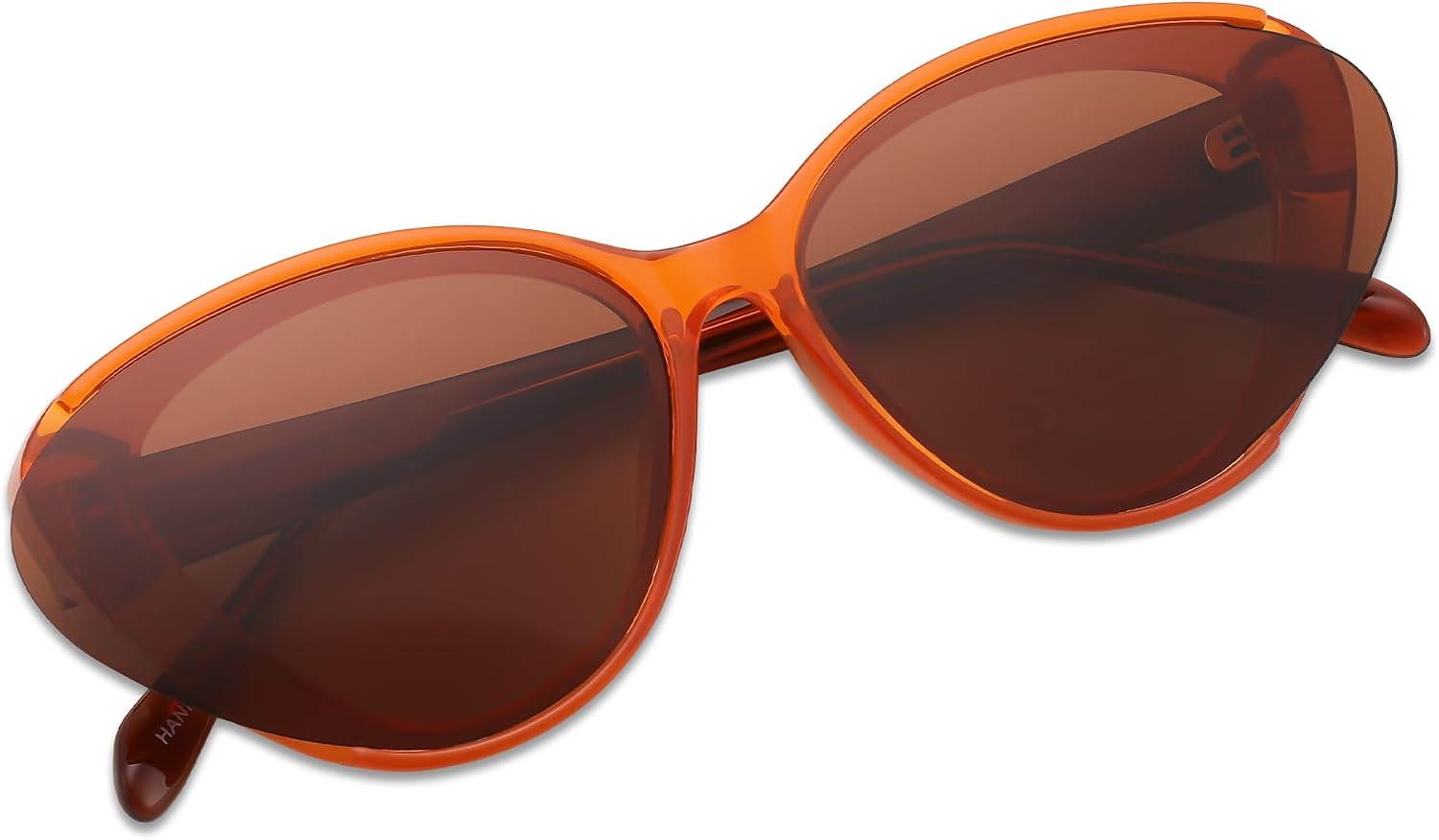 商品图片 27 | B0D6YJVTMS | FEISEDY Retro Polarized Cat Eye Sunglasses Women Trendy Mirrored Classic Designer Sunglasses UV Protection B0197