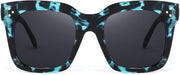 Green Leopard Camo / 51 Millimeters | B09G6T6VFG | FEISEDY Vintage Butterfly Sunglasses Designer Luxury Sun Glasses B2486