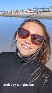 ÉÌƷͼƬ 44 | B0871BKMTN | FEISEDY Oversized Polarized Sunglasses - UV400 Protection, Square Fashion Sun Glasses for Outdoor & Daily B2600