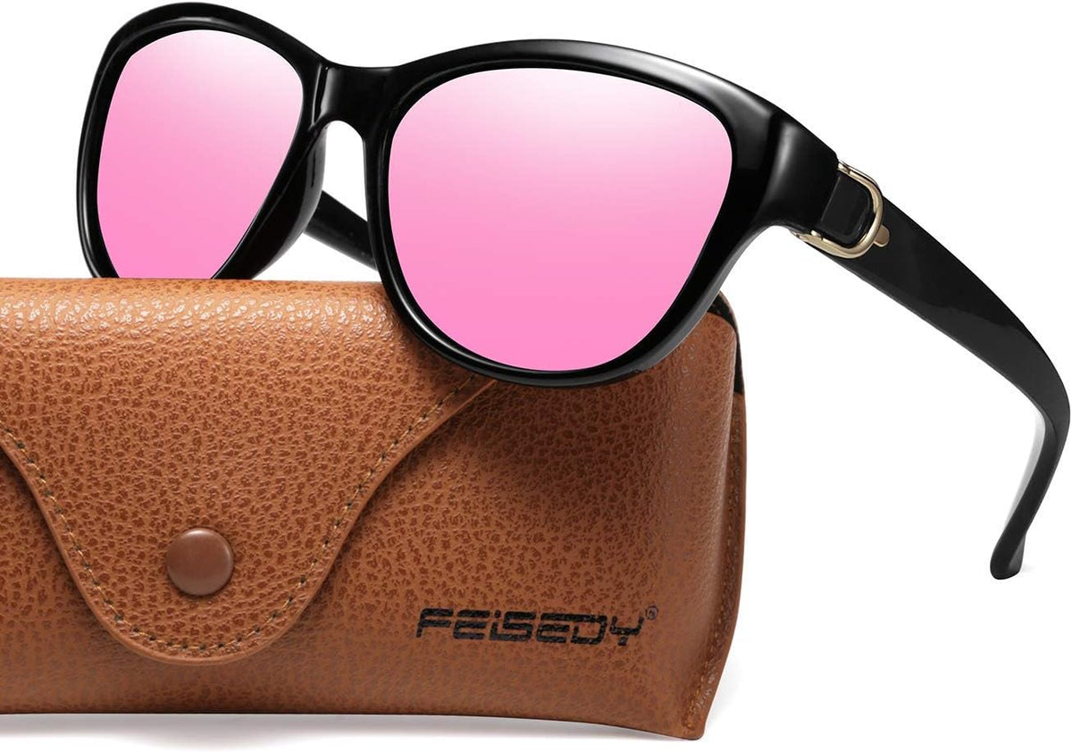 ÉÌƷͼƬ 20 | B07NXZ3WVF | FEISEDY Women Vintage Polarized Sunglasses Lady Elegant Cateye Sun Glasses B2476