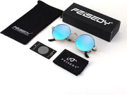 ÉÌƷͼƬ 50 | B0CHLX78KB | FEISEDY Retro Steampunk Sunglasses for Men Women, Round Metal Frame Gothic Vintage Style B2820