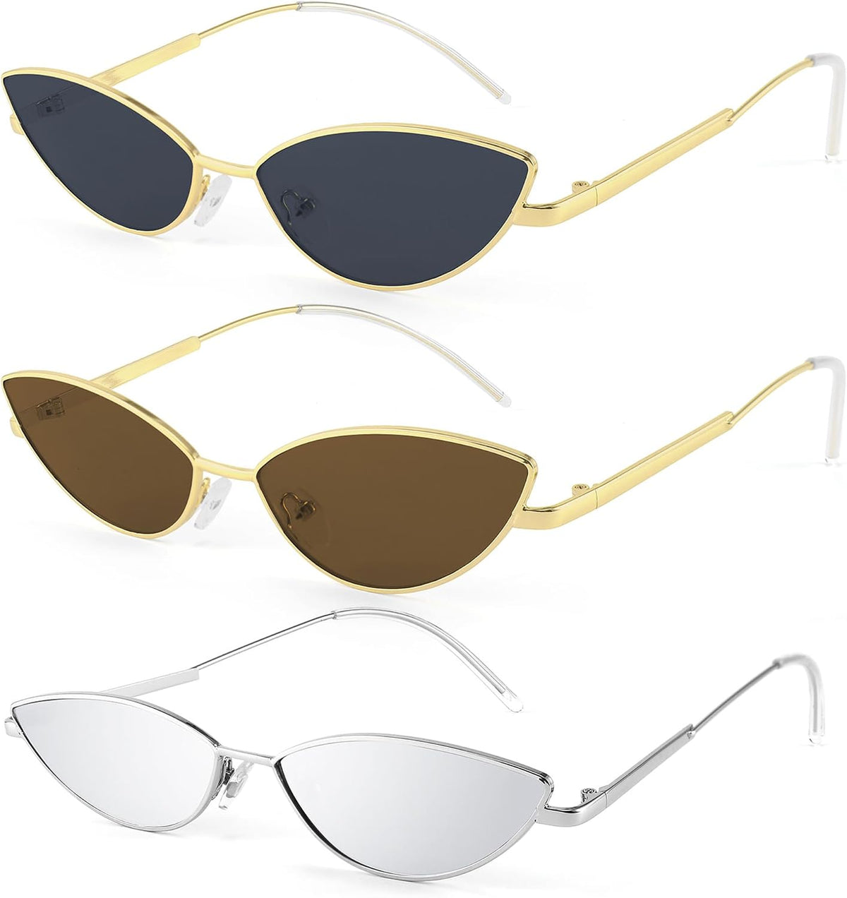 ÉÌƷͼƬ 69 | B0CNZ29R9R | FEISEDY Y2K Sunglasses for women Men Fashion Cateye Designer B2298